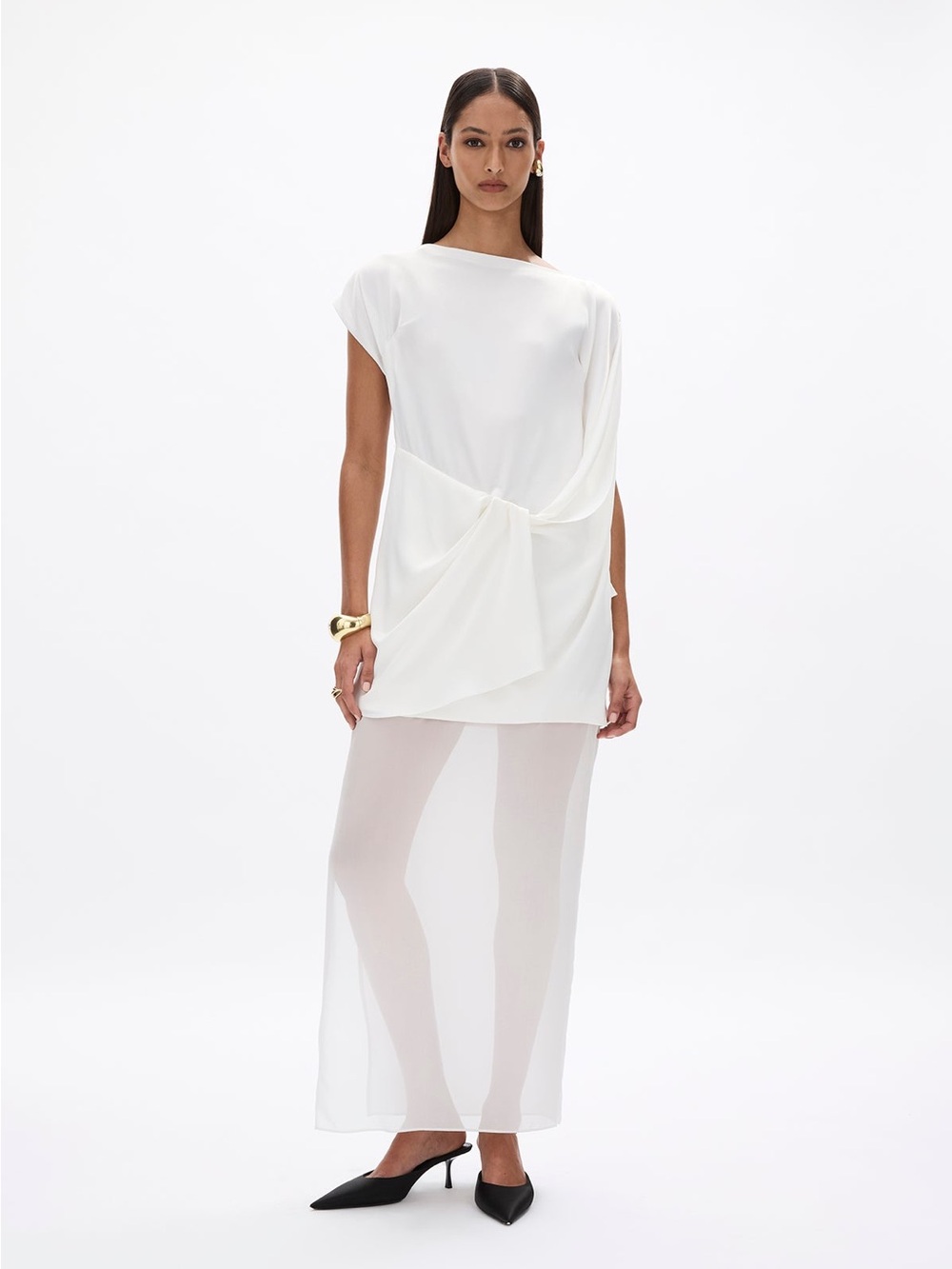 NWOT Rachel Gilbert Sarai Dress Ivory Size US6